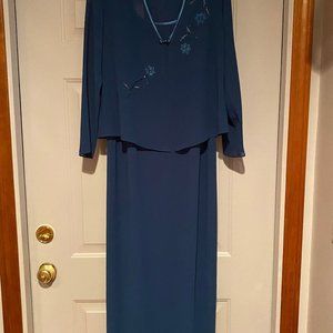 Brand: Patra, Size: 8 petite, Color: Teal, Material: 100% polyester